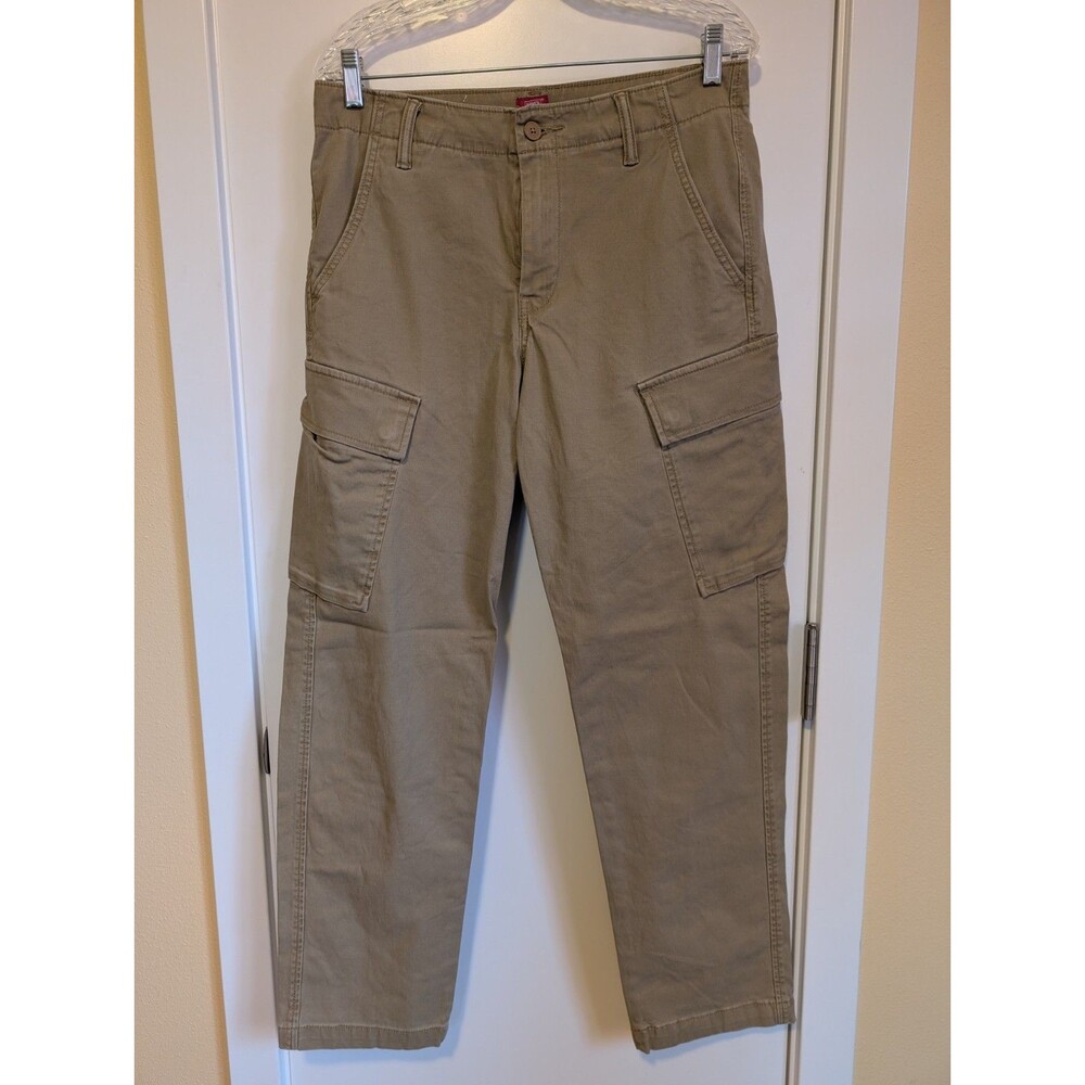 Levis XX Cargo Pants Mens 31x32 Tan Tapered Leg Casual Utility Workwear Gorpcore